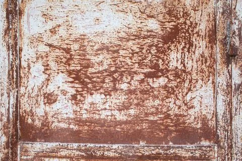 Rusty old, corroded iron texture. Iron shabby wall in full screen. Stock Photos
