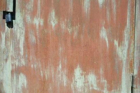 Rusty old, corroded iron texture. Iron shabby wall in full screen. Stock Photos