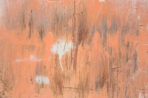 Rusty old, corroded iron texture. Iron shabby wall in full screen. Stock Photos