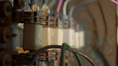 Rusty old fuses side view Vidéo 45588306