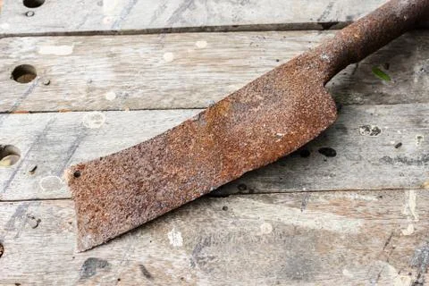 Rusty old knife Stock Photos