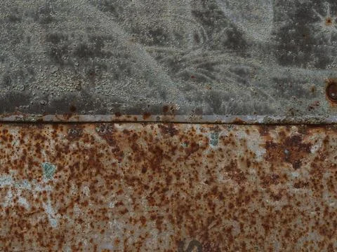 Rusty old metal background. Iron scratched texture. Stock Photos