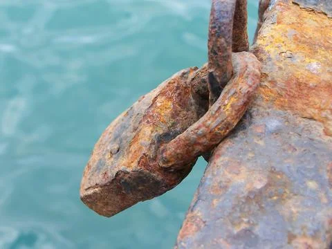 Rusty old padlock Stock Photos