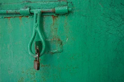 Rusty old padlock Stock-Fotos