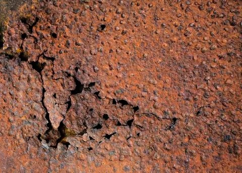 Rusty old plate Stock Photos