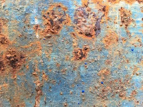 Rusty, old, rough, metal texture. Dark rusty metal texture background for int Stock Photos