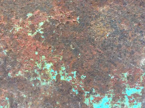 Rusty, old, rough, metal texture. Dark rusty metal texture background for int Stock Photos