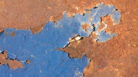 Rusty, old, rough, metal texture. Dark rusty metal texture background for int Stock Photos