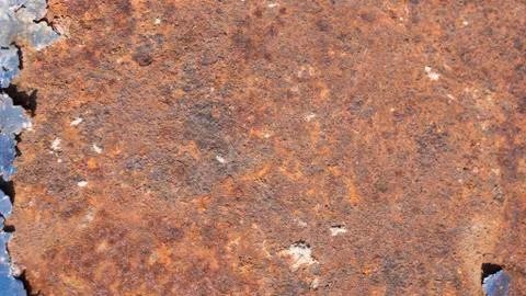 Rusty, old, rough, metal texture. Dark rusty metal texture background for int Stock Photos