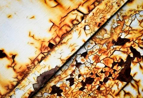 Rusty old sheet metal Stock Photos