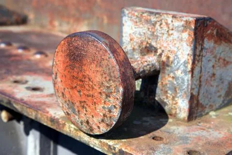 Rusty old stopper Stock Photos