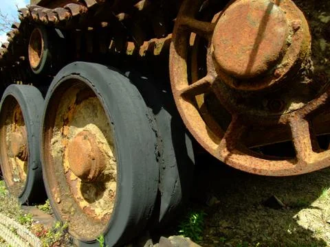 Rusty old tank Stock Photos