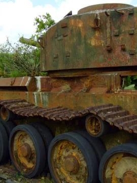 Rusty old tank Stock Photos