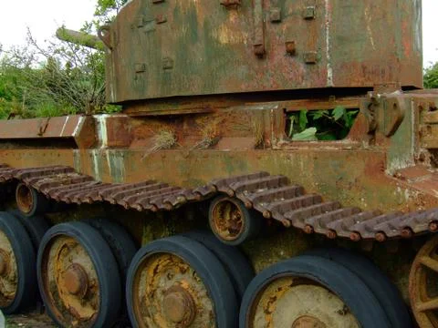 Rusty old tank Stock Photos