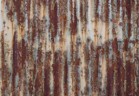 The rusty old tin plate as background Foto stock