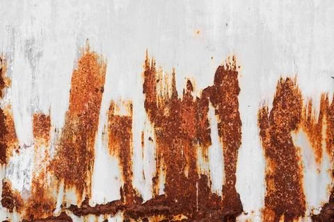 Rusty on old wall Stock Photos