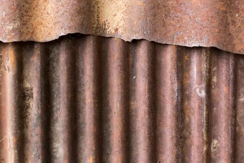 Rusty old zinc background Stock Photos