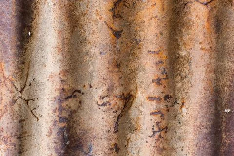 Rusty old zinc background Stock Photos