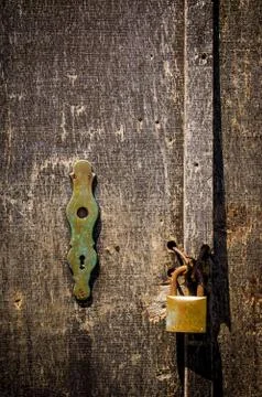 Rusty Padlock Stock Photos