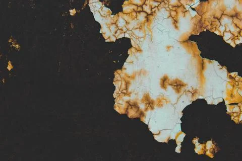 Rusty paint background in dark colors Stock Photos