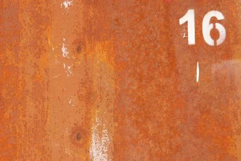 Rusty Paint Wall Texture. Number 16 Stock Photos