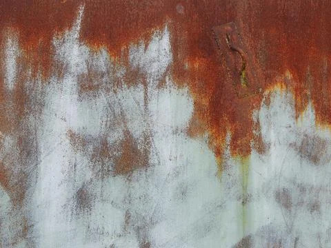 Rusty painted metal background texture Stock Photos