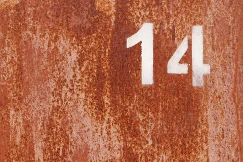 Rusty Painted Wall Texture. Number 14. Fotos Stock