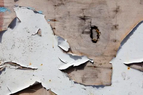 Rusty painted wood Stock Photos