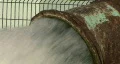 Rusty Pipe & Gushing Water HD Footage
