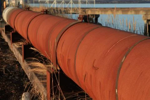 Rusty pipeline Stock Photos