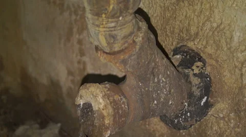 Rusty pipes slide Video stock 45588127