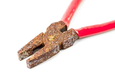Rusty pliers Stock Photos