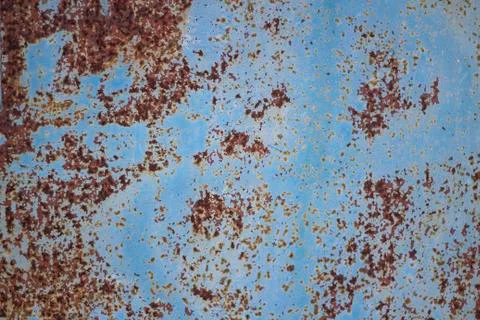 Rusty poorly painted surface. Stock Photos