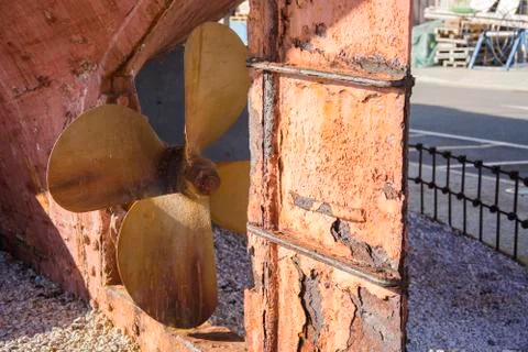 Rusty propeller Stock Photos