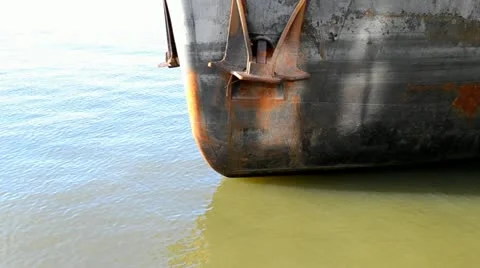 Rusty prow Stock Footage 11132689