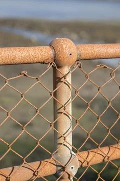 Rusty railings Stock-Fotos