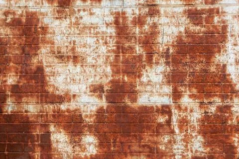 Rusty Red Brick Background Stock Photos