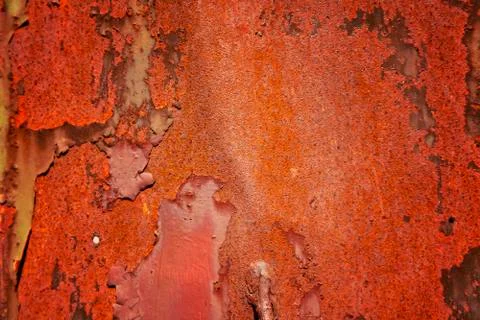 Rusty red metal 스톡 사진