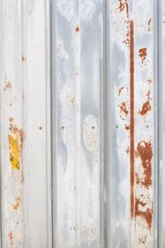 Rusty rough painted steal wall Stock Photos