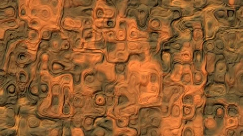 Rusty round waves Stockbeeldmateriaal 132411197