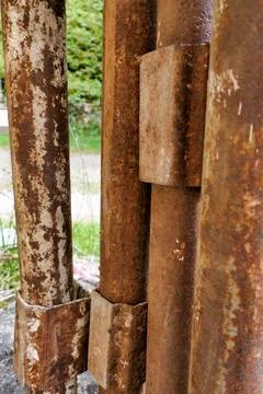 Rusty Scaffolding. Stock Photos