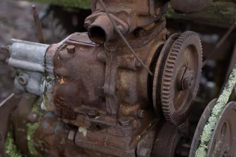 Rusty scrap metal Stock Photos