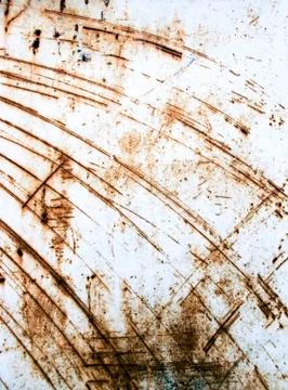 Rusty scratched metal sheet Foto stock