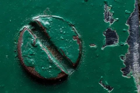 Rusty screw background Stock Photos