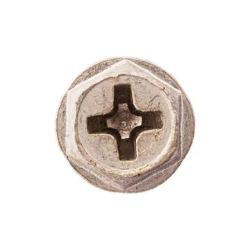 Rusty screw head Stock Photos