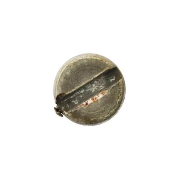 Rusty screw head Stock Photos
