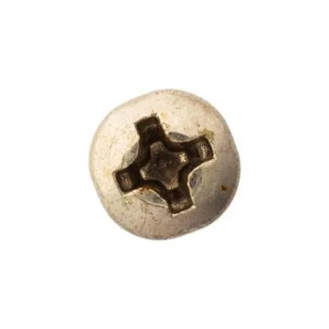 Rusty screw head Stock Photos