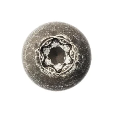 Rusty screw head Stock Photos