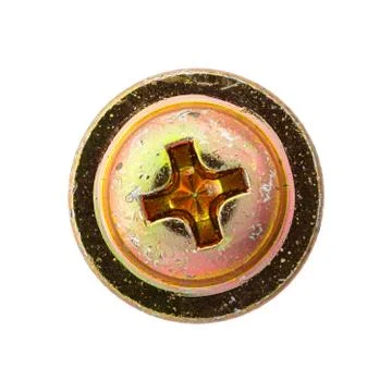 Rusty screw head Stock Photos