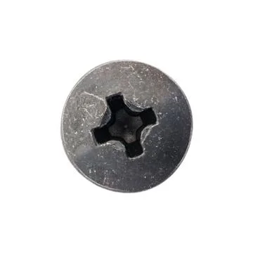 Rusty screw head Stock Photos